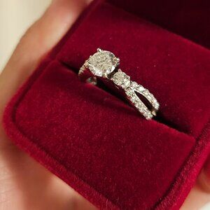 14KT Gold 1.6CT Natural Diamond Ring